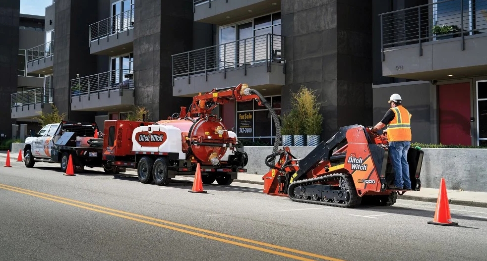 microtrancheuses pour l'installation de fibres