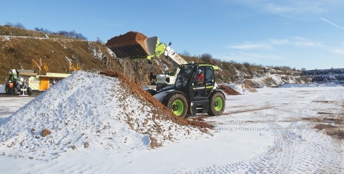 Prototype de chariot télescopique à combustion d'hydrogène de JCB